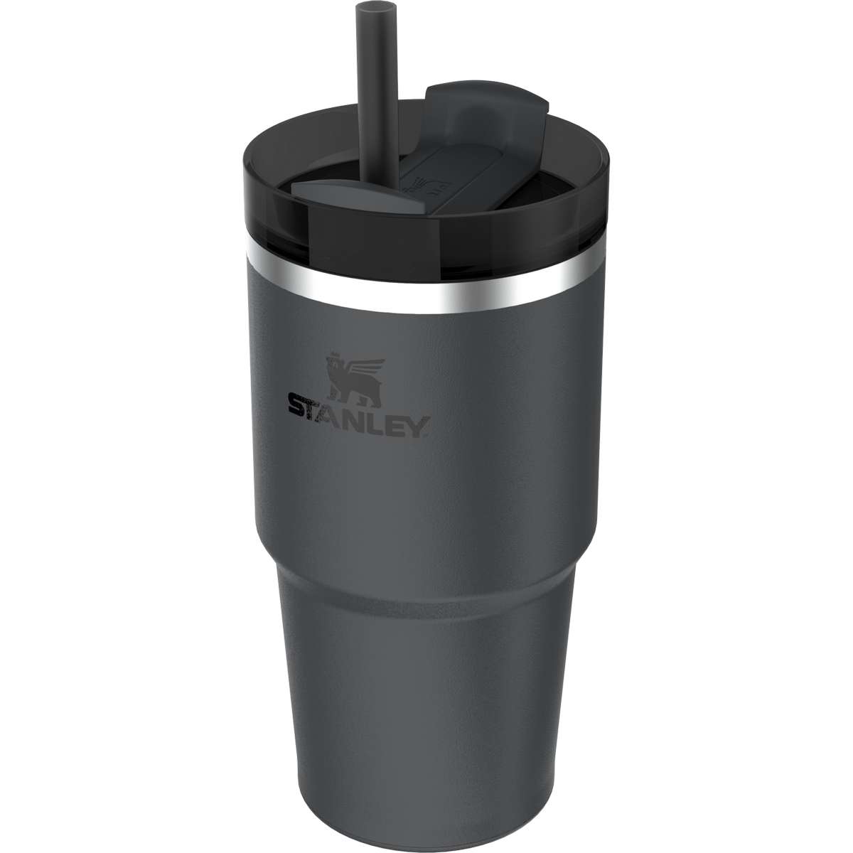 Stanley Quencher H2.0 FlowState Ανακυκλώσιμο Ποτήρι Θερμός Ανοξείδωτο BPA Free 590ml Black